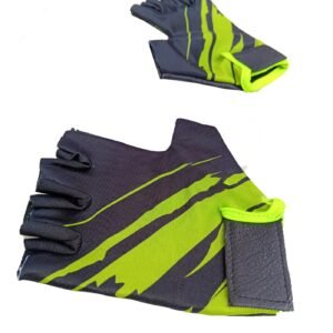 Cycling gloves for road, MTB, and racing with padded palms and breathable fabric