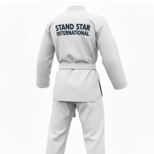 Custom TKD uniform supplier offering premium Taekwondo uniforms for martial arts academies and sports brands