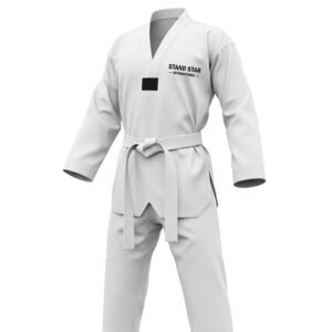 Custom TKD uniform supplier providing high-quality Taekwondo uniforms for academies and sports brands