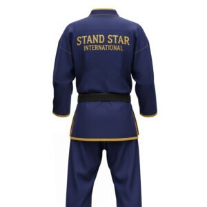 karate uniform manufacturer back view
